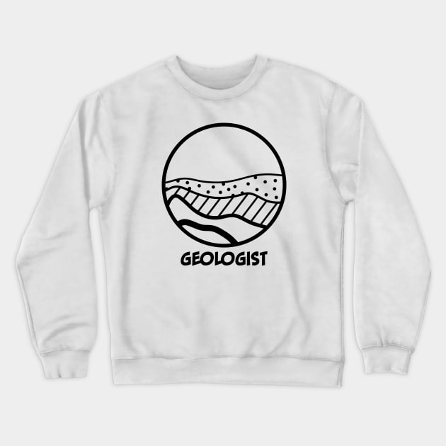 Geologist Crewneck Sweatshirt by schlag.art